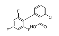 2-chloro-6-(2,4,6-trifluorophenyl)benzoic acid Structure