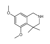 5,7-dimethoxy-4,4-dimethyl-1,2,3,4-tetrahydroisoquinoline Structure