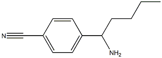 4-(1-AMINOPENTYL)BENZONITRILE结构式