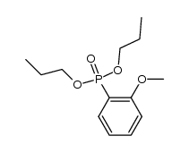 dipropyl (2-methoxyphenyl)phosphonate Structure