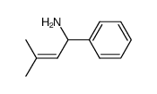 1-amino-1-phenyl-3-methyl-2-butene Structure