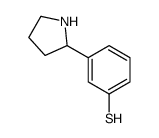 3-(2-Pyrrolidinyl)benzenethiol结构式