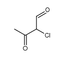 α-chloro-β-oxobutanal结构式