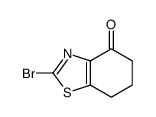 2-Bromo-6,7-dihydro-1,3-benzothiazol-4(5H)-one结构式