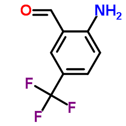 2-氨基-5-三氟甲基苯甲醛结构式