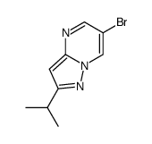 6-bromo-2-isopropyl-pyrazolo[1,5-a]pyrimidine结构式