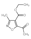 ethyl 5-acetyl-3-methyl-1,2-oxazole-4-carboxylate Structure