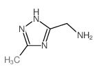 5-甲基-3-氨甲基-1H-1,2,4-三唑结构式