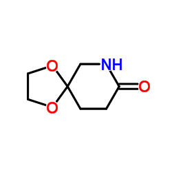 1,4-Dioxa-7-azaspiro[4.5]decan-8-one结构式