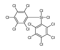 dichloro-bis(2,3,4,5,6-pentachlorophenyl)silane Structure