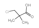 Propanoic acid,3-chloro-2,2-dimethyl- Structure