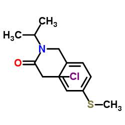 2-Chloro-N-isopropyl-N-[4-(methylsulfanyl)benzyl]acetamide结构式