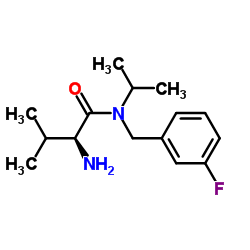 N-(3-Fluorobenzyl)-N-isopropyl-L-valinamide Structure