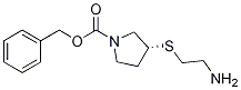 (R)-3-(2-AMino-ethylsulfanyl)-pyrrolidine-1-carboxylic acid benzyl ester Structure