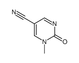 1-methyl-2-oxopyrimidine-5-carbonitrile结构式