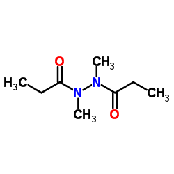 N,N'-Dimethyl-N'-propionylpropanehydrazide结构式