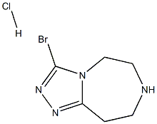 3-Bromo-6, 7, 8, 9-tetrahydro-5H-[1, 2, 4]triazolo[4, 3-d][1, 4]diazepine hydrochloride picture