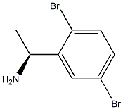 (1S)-1-(2,5-DIBROMOPHENYL)ETHYLAMINE结构式