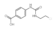 Benzoic acid,4-[[[(2-chloroethyl)amino]carbonyl]amino]- Structure