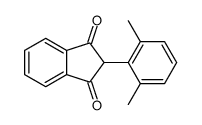 2-(2,6-dimethylphenyl)indene-1,3-dione Structure