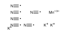 tripotassium hexacyanomanganese Structure