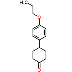 4-(4-Propoxyphenyl)cyclohexanone structure