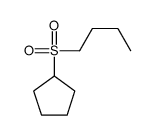 Sulfone, butyl cyclopentyl (8CI) structure