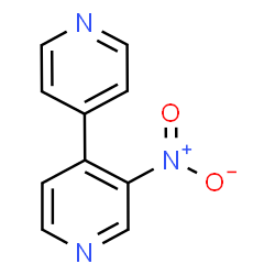 3-NITRO-4-(4'-PYRIDYL) PYRIDINE结构式