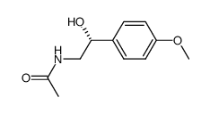(R)-N-(2-hydroxy-2-(4-methoxyphenyl)ethyl)acetamide Structure