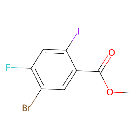 Methyl 5-bromo-4-fluoro-2-iodobenzoate图片