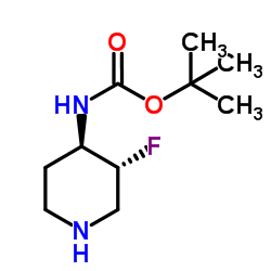N-[(3R,4R)-3-氟哌啶-4-基]氨基甲酸叔丁酯图片