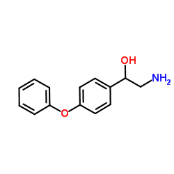 2-Amino-1-(4-phenoxyphenyl)ethanol Structure