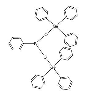 bis(triphenylgermyl) phenylboronate结构式