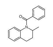 1-benzoyl-2-methyl-1,2,3,4-tetrahydroquinoline结构式