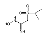 2-(TERT-BUTYLSULFONYL)ACETAMIDE OXIME Structure