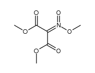 N-methoxy-N-[bis(methoxycarbonyl)methylene]amine N-oxide结构式