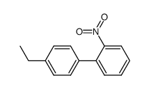 4'‐ethyl‐2-nitro‐1,1'‐biphenyl结构式