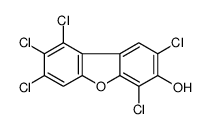 7-hydroxy-1,2,3,6,8-pentachlorodibenzofuran Structure