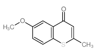 4H-1-Benzothiopyran-4-one,6-methoxy-2-methyl-结构式