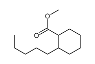 2-Pentylcyclohexaneheptanoic acid methyl ester结构式