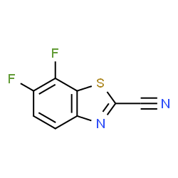 2-Benzothiazolecarbonitrile,6,7-difluoro-(9CI) picture