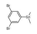 (3,5-dibromophenyl)trimethyltin结构式