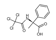 2-phenyl-2-(2,2,2-trichloroacetamido)propanoic acid结构式