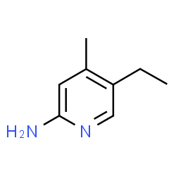 2-Pyridinamine,5-ethyl-4-methyl-(9CI) structure