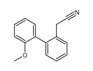(2'-methoxy)biphenyl-2-yl acetonitrile Structure