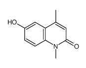 2(1H)-Quinolinone,6-hydroxy-1,4-dimethyl-(9CI) structure