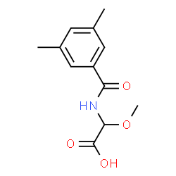Acetic acid,[(3,5-dimethylbenzoyl)amino]methoxy- (9CI)结构式