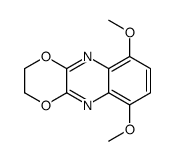 6,9-dimethoxy-2,3-dihydro-[1,4]dioxino[2,3-b]quinoxaline结构式
