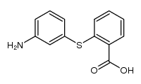 2-(3-amino-phenylsulfanyl)-benzoic acid Structure