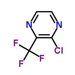 2-氯-3-(三氟甲基)吡嗪结构式